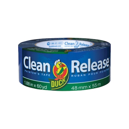 Duck Brand Duck Clean Release 1.88 in. W X 60 yd L Blue Medium Strength Painter's Tape 1 pk 240195